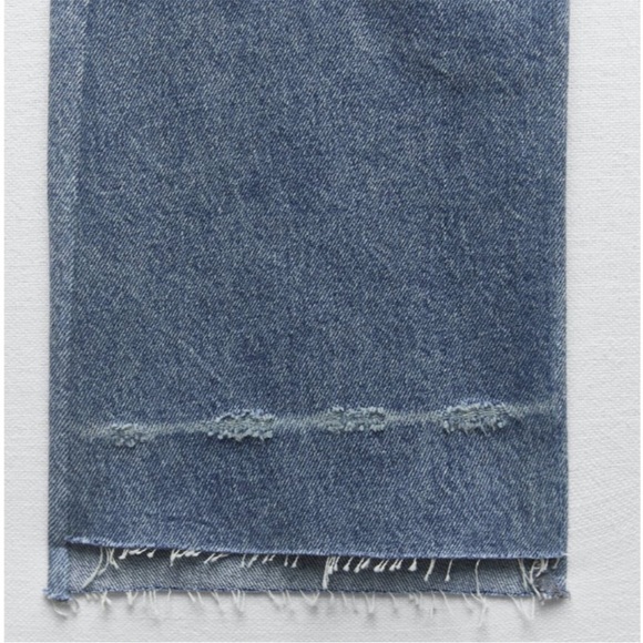 Zara jeans patchwork size 6 brand new - Picture 4 of 7